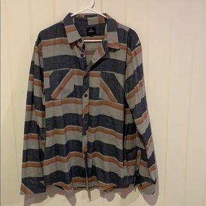 Rip curl button down flannel